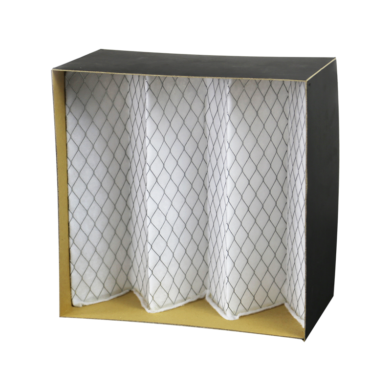 High Pleated Paper Card Frame Primary Filter with the thickness of 150mm