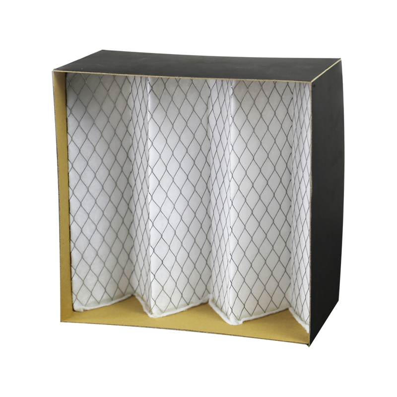 High Pleated Paper Card Frame Primary Filter with the thickness of 150mm