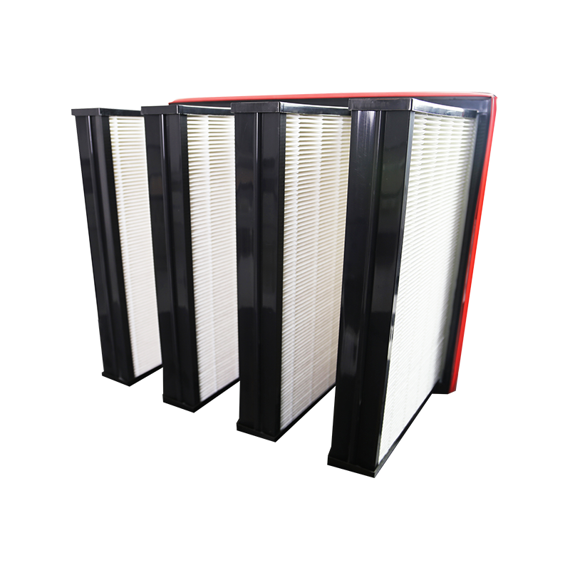 PVC Frame V-Bank / W Type Combined High Air Flow Air Filter